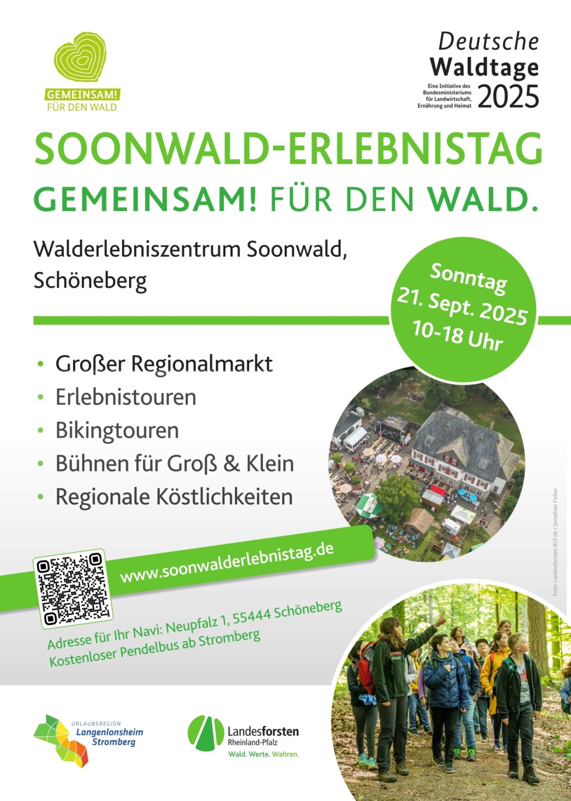Soonwalderlebnistag am 21. September