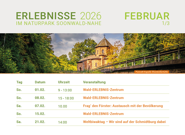 Erlebnisse im Februar