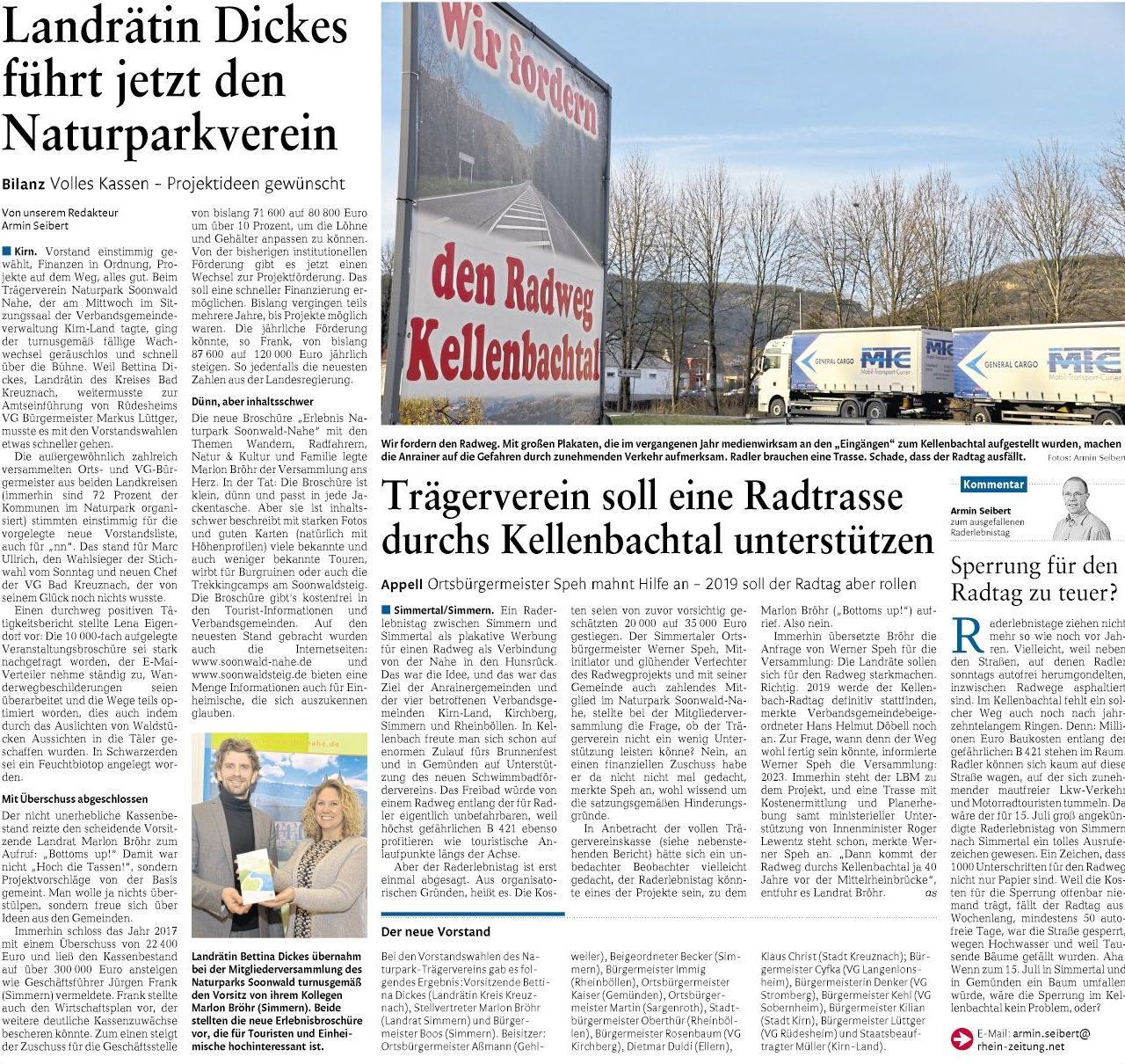 Landrätin Dickes führt Naturparkverein